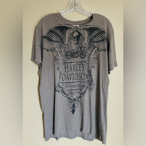 Harley Davidson Mens Performance TShirt Sz XL Las Vegas 2 Sided Logo RK Stratman - Picture 1 of 8